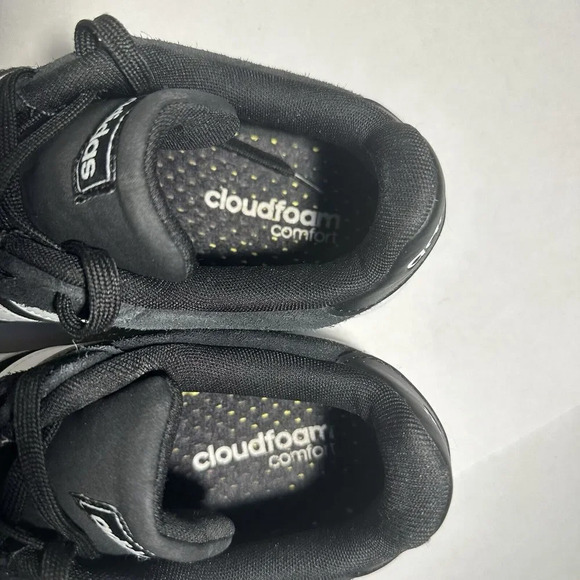Adidas Grand Court Black Suede 9.5 Classic Design EUC - Picture 9 of 12